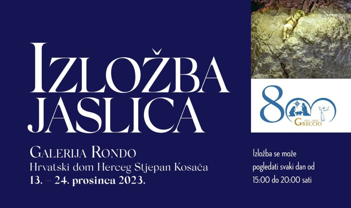 Izložba jaslica PLAKAT IZLOZBA 1170x694